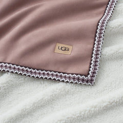 Home Kirkwood UGGbraid Throw 50X70 - ROSEWOOD