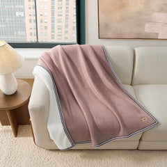 Home Kirkwood UGGbraid Throw 50X70 - ROSEWOOD