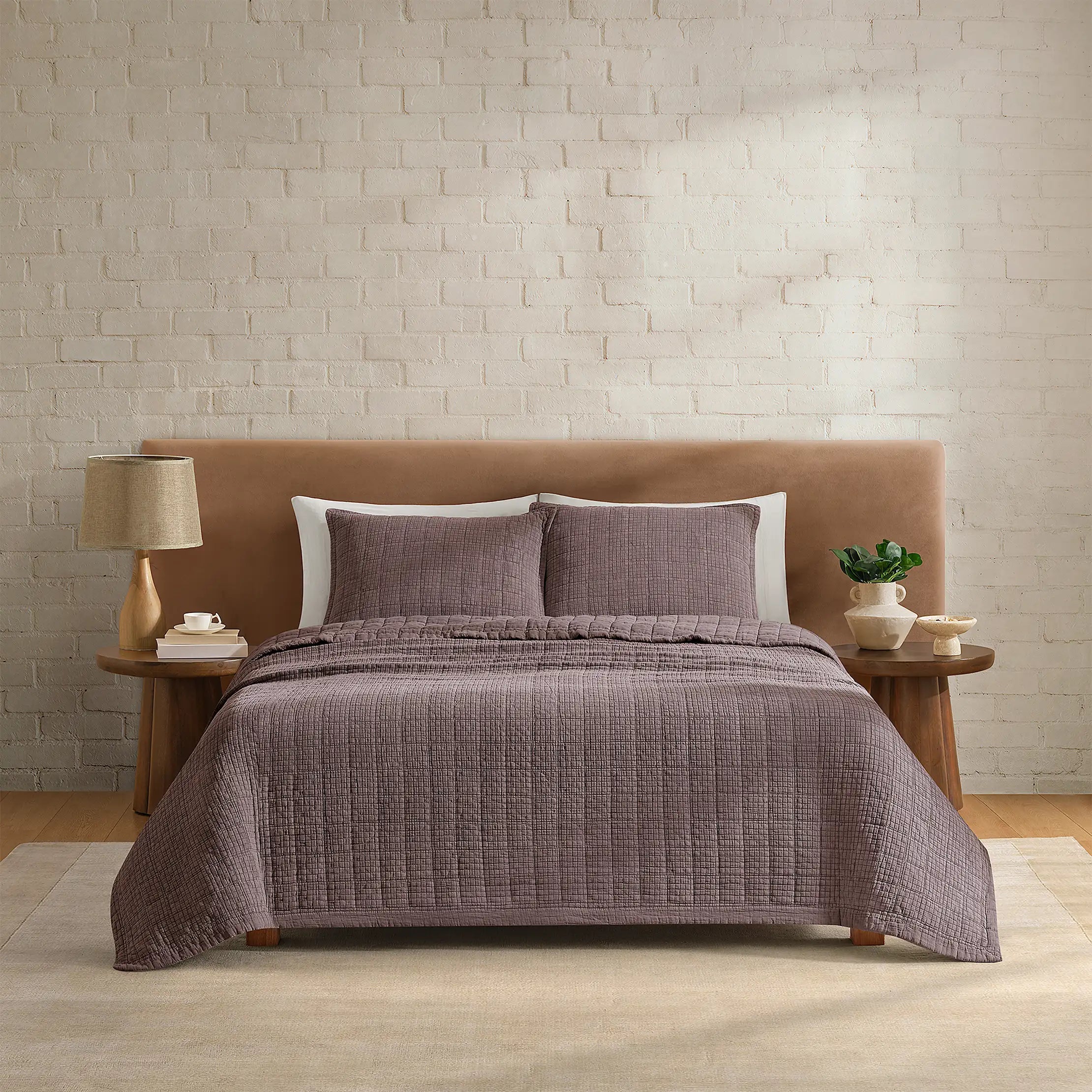 Home Campo Comforter Set King - BURNT CEDAR