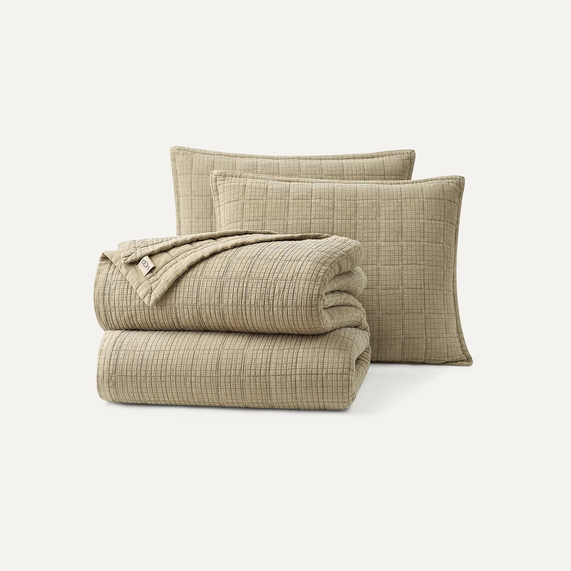 Home Campo Comforter Set King - MUSTARD SEED