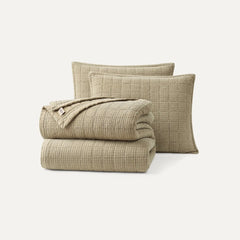 Home Campo Comforter Set King - MUSTARD SEED