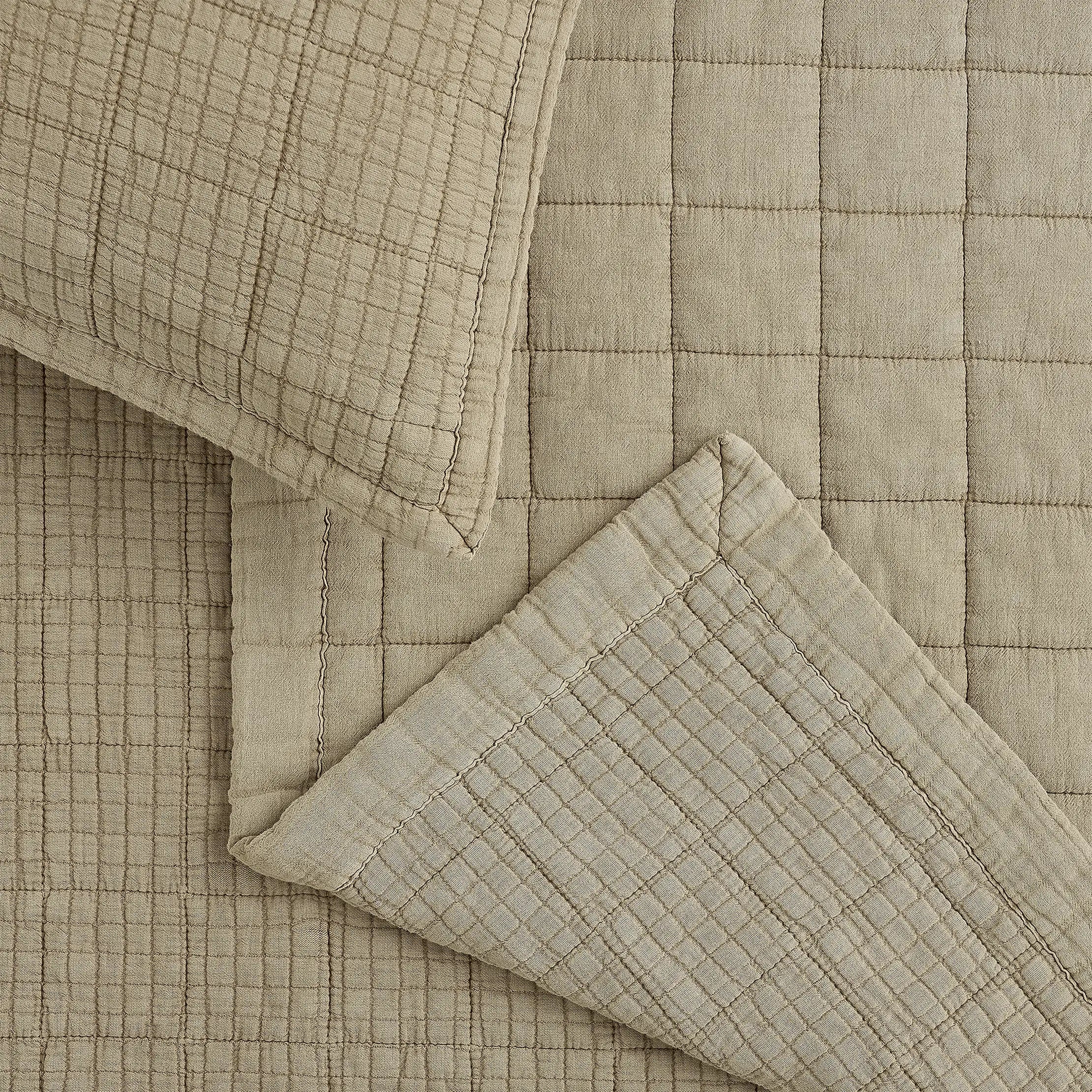 Home Campo Comforter Set King - MUSTARD SEED