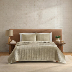Home Campo Comforter Set King - MUSTARD SEED
