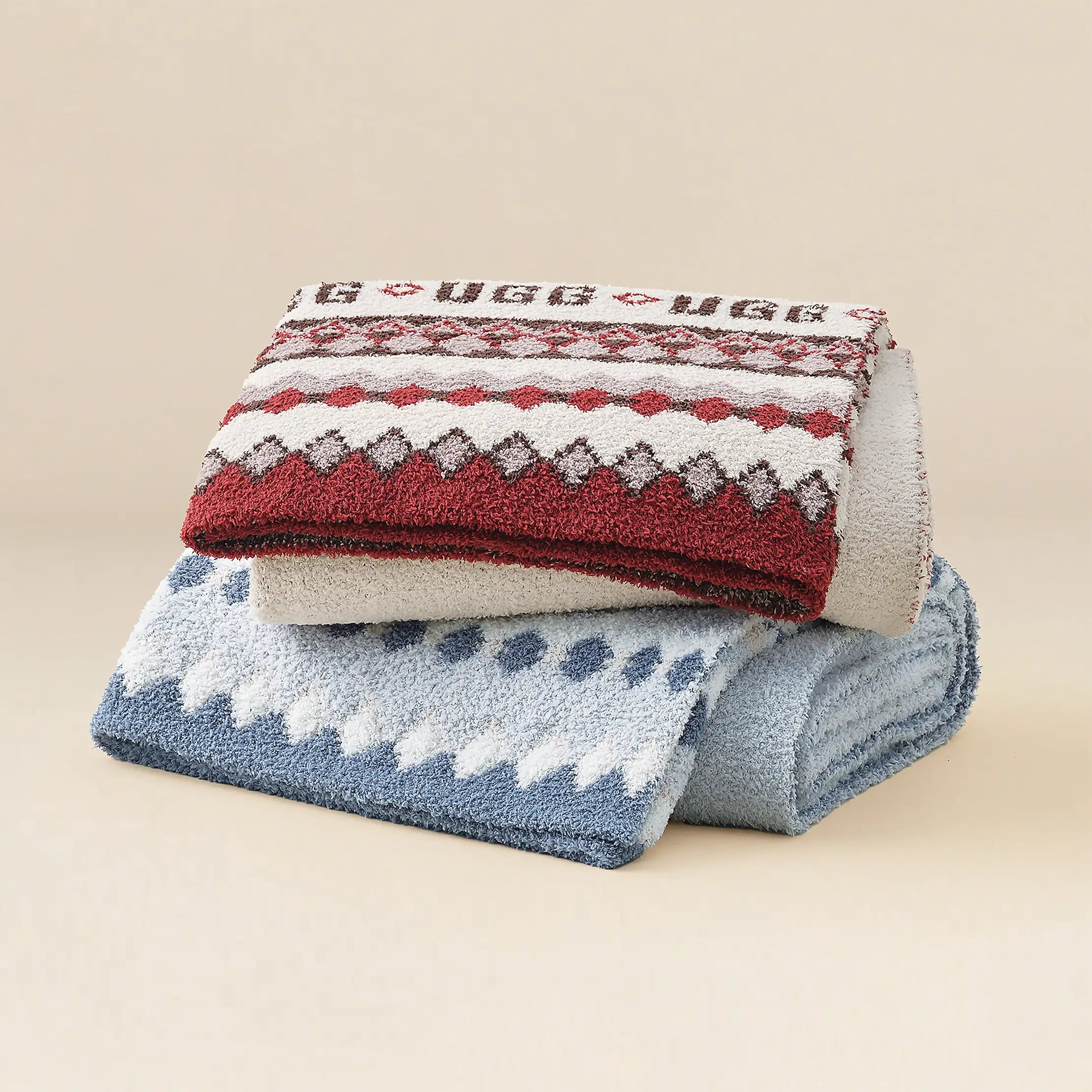 Home Polaris UGGisle Throw 50"x70" - STONE