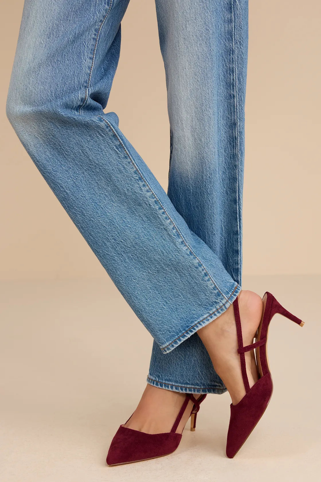 Cadey Black Suede Pointed-Toe Slingback Pumps