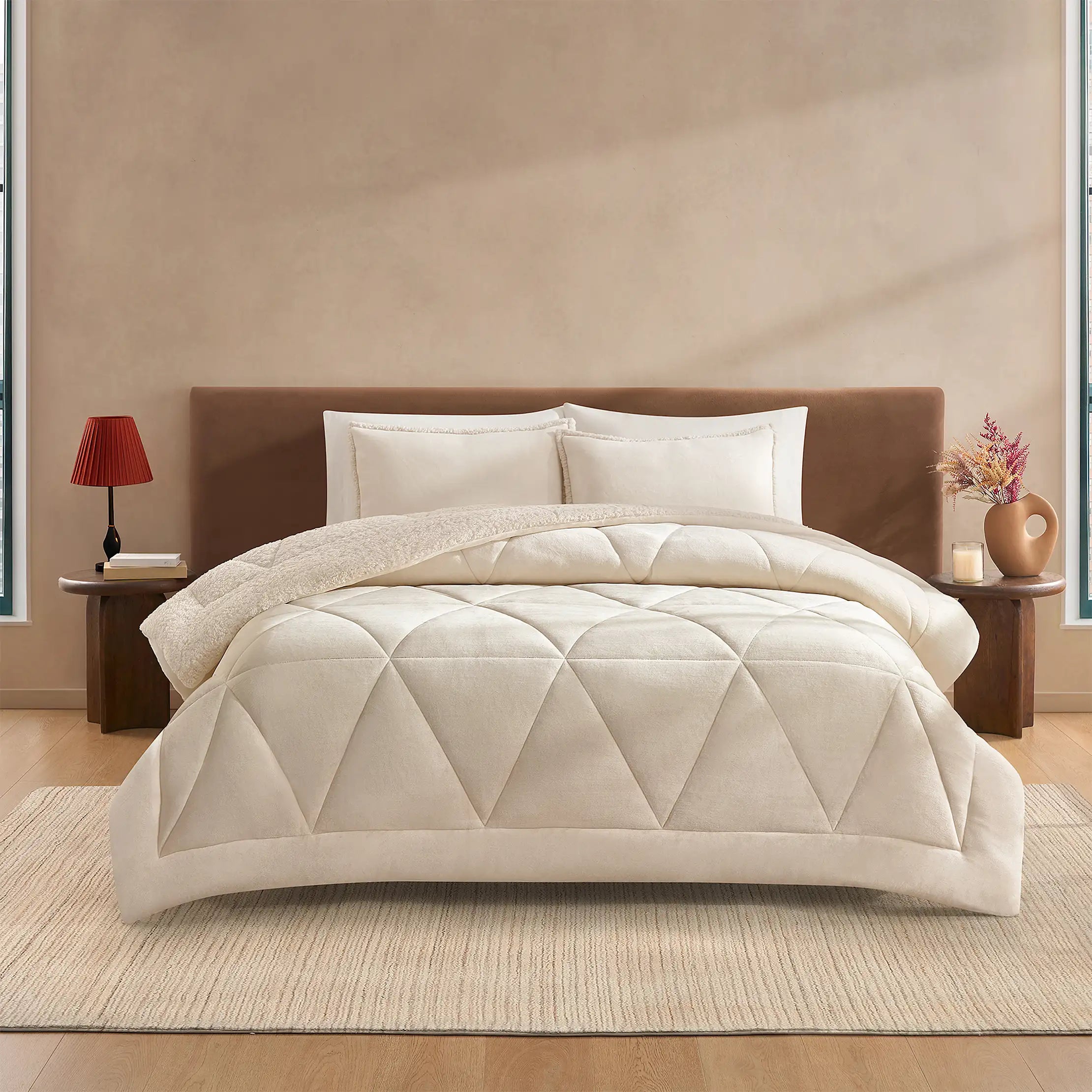 Home Avery Comforter Set F/Q - BIRCH