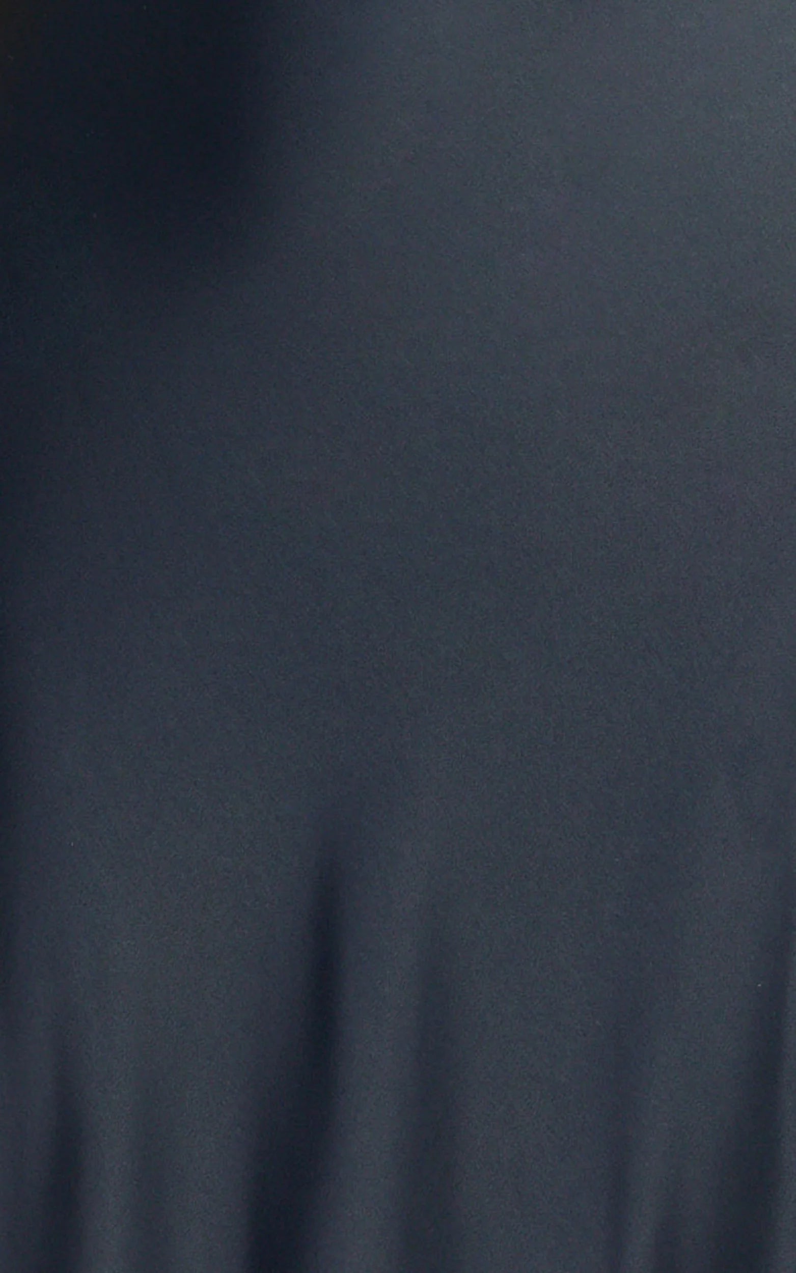 Cariela Midi Dress - Plunge Neck Satin Dress in Navy