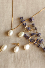 Florence Nightingale Pearl Earrings