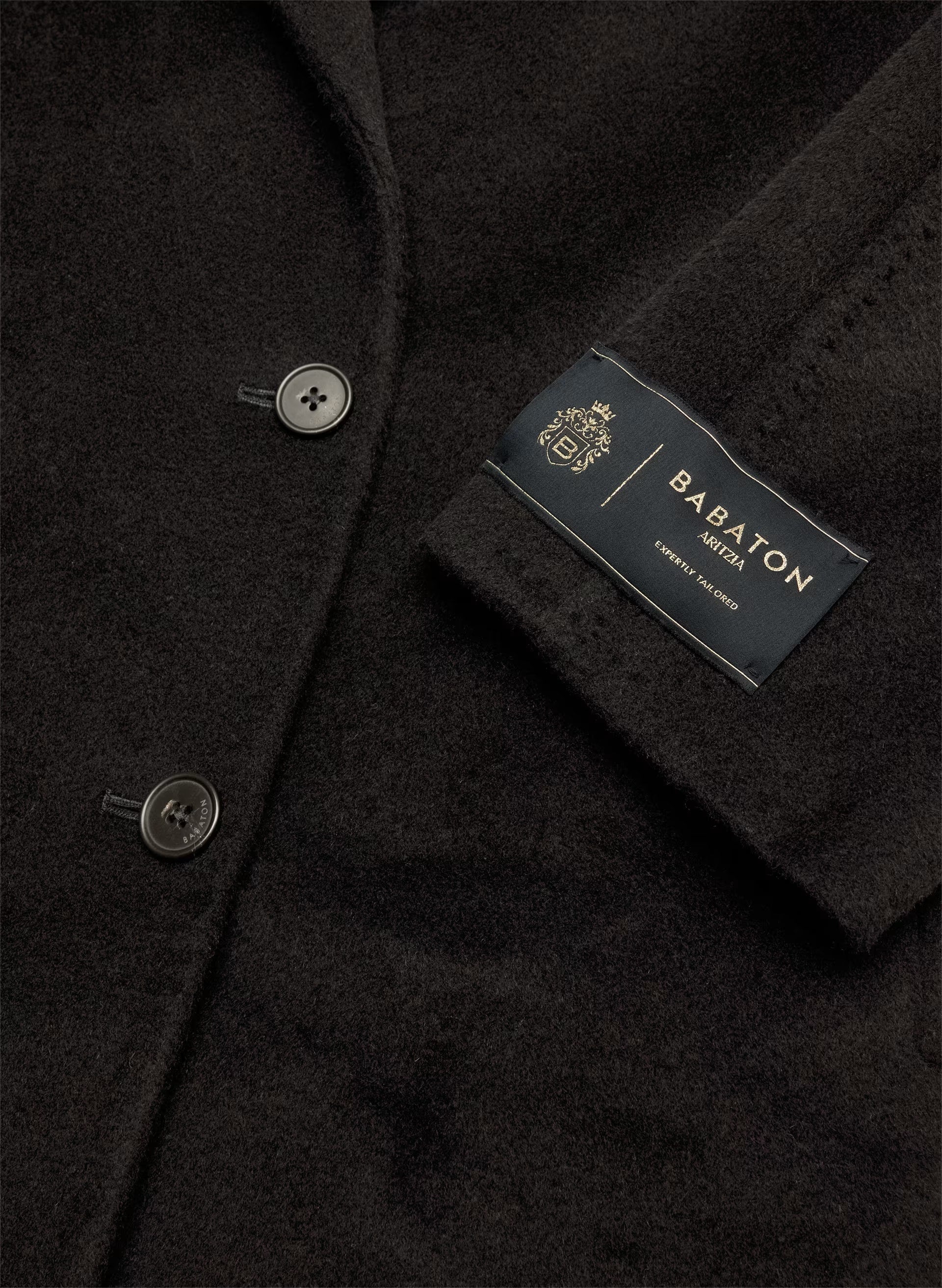 The Slouch™ Coat New - (Re)Camel Wool - BLACK