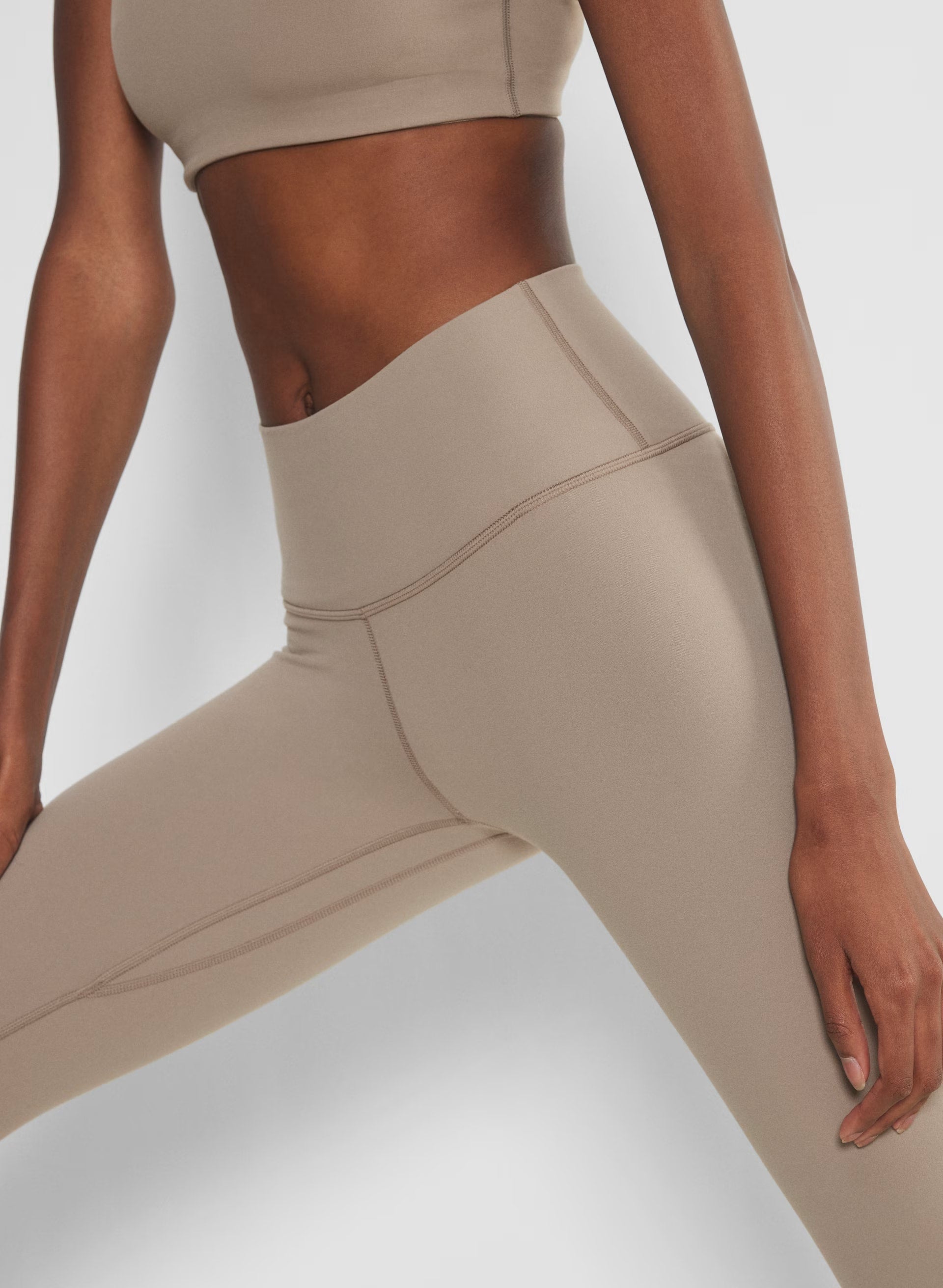 BUTTER Cheeky Hi-Rise Legging - NOMAD TAUPE