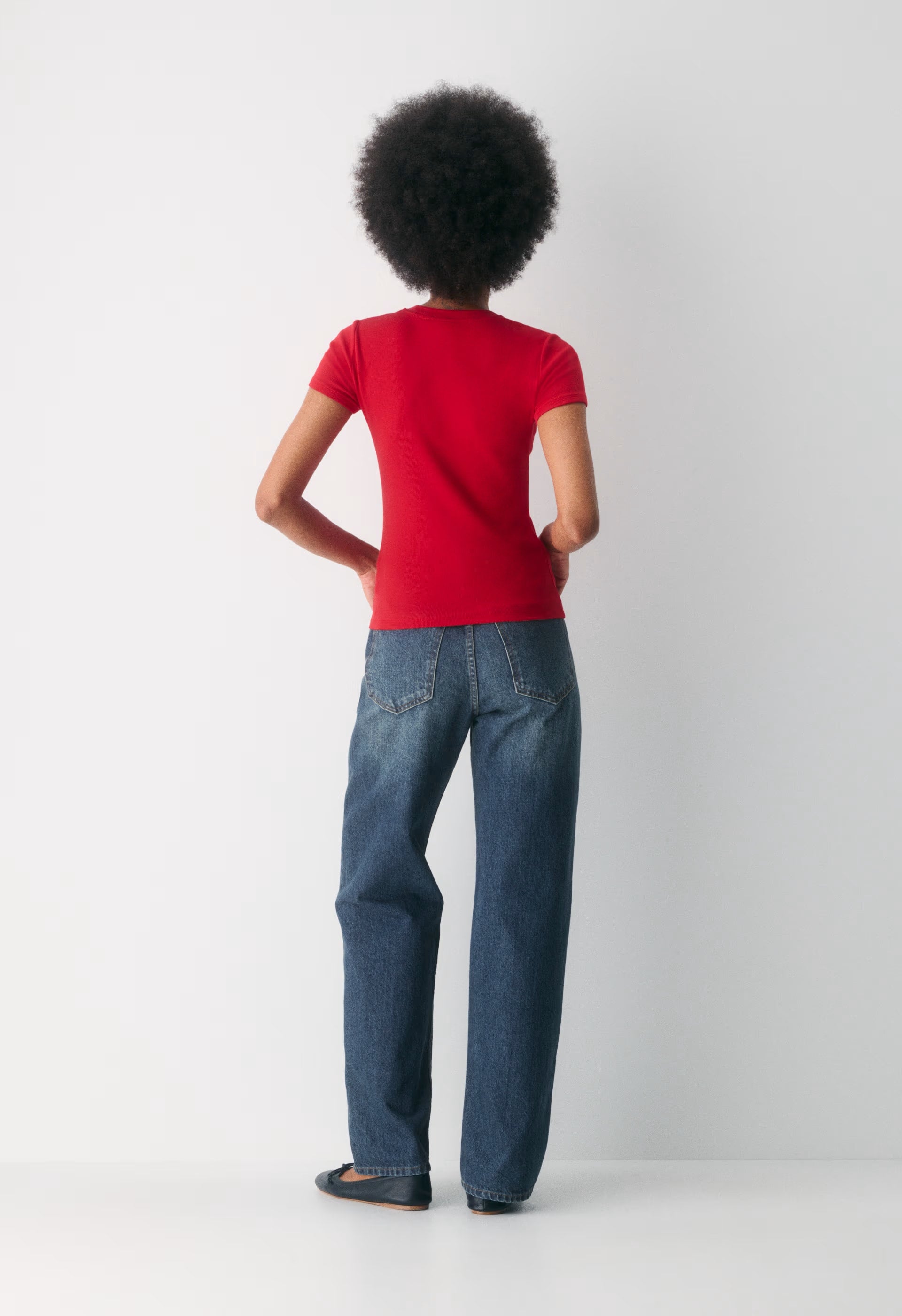 HomeStretch™ Rib Tune T-Shirt - FLASHING RED