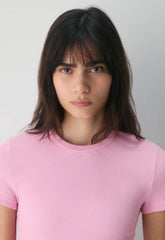 HomeStretch™ Rib Tune T-Shirt - MORGANITE PINK