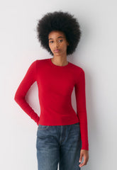 HomeStretch™ Rib Solo Longsleeve - FLASHING RED