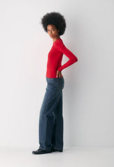 HomeStretch™ Rib Solo Longsleeve - FLASHING RED