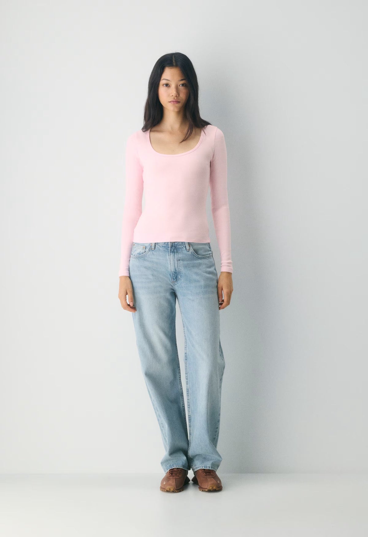 HomeStretch™ Rib Equalizer Longsleeve - VILLA PINK