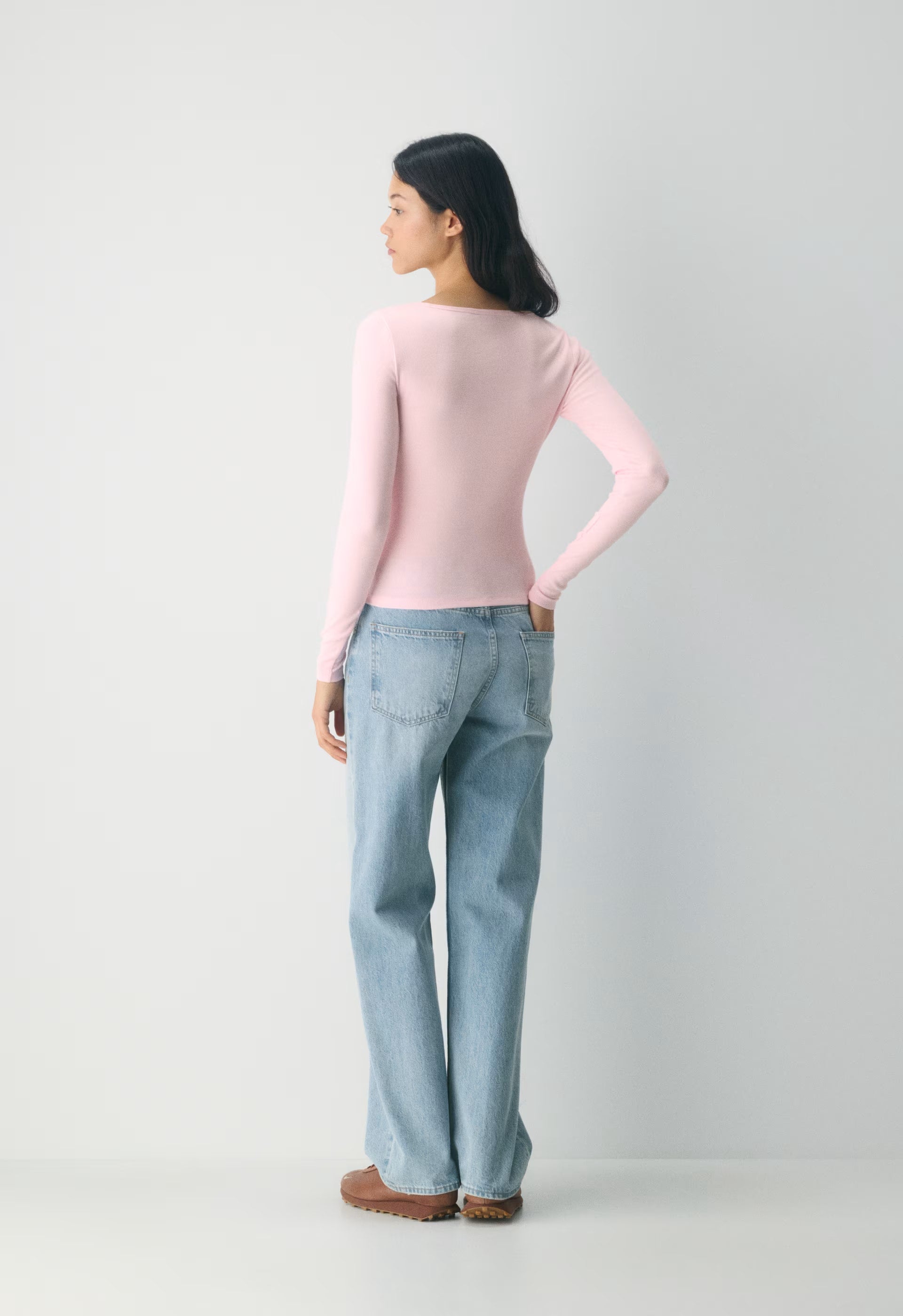 HomeStretch™ Rib Equalizer Longsleeve - VILLA PINK