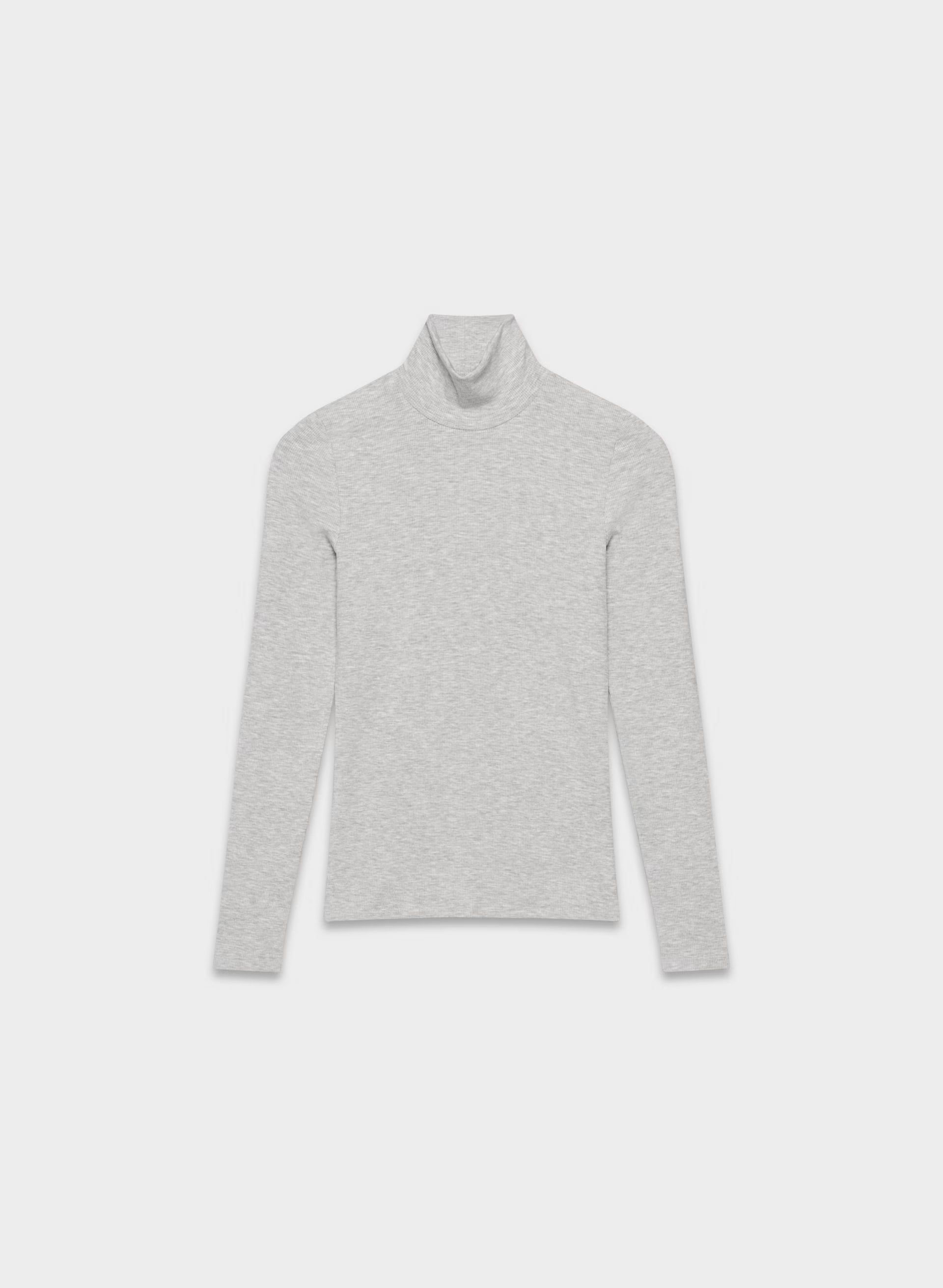 Only Turtleneck - HEATHER CHROME