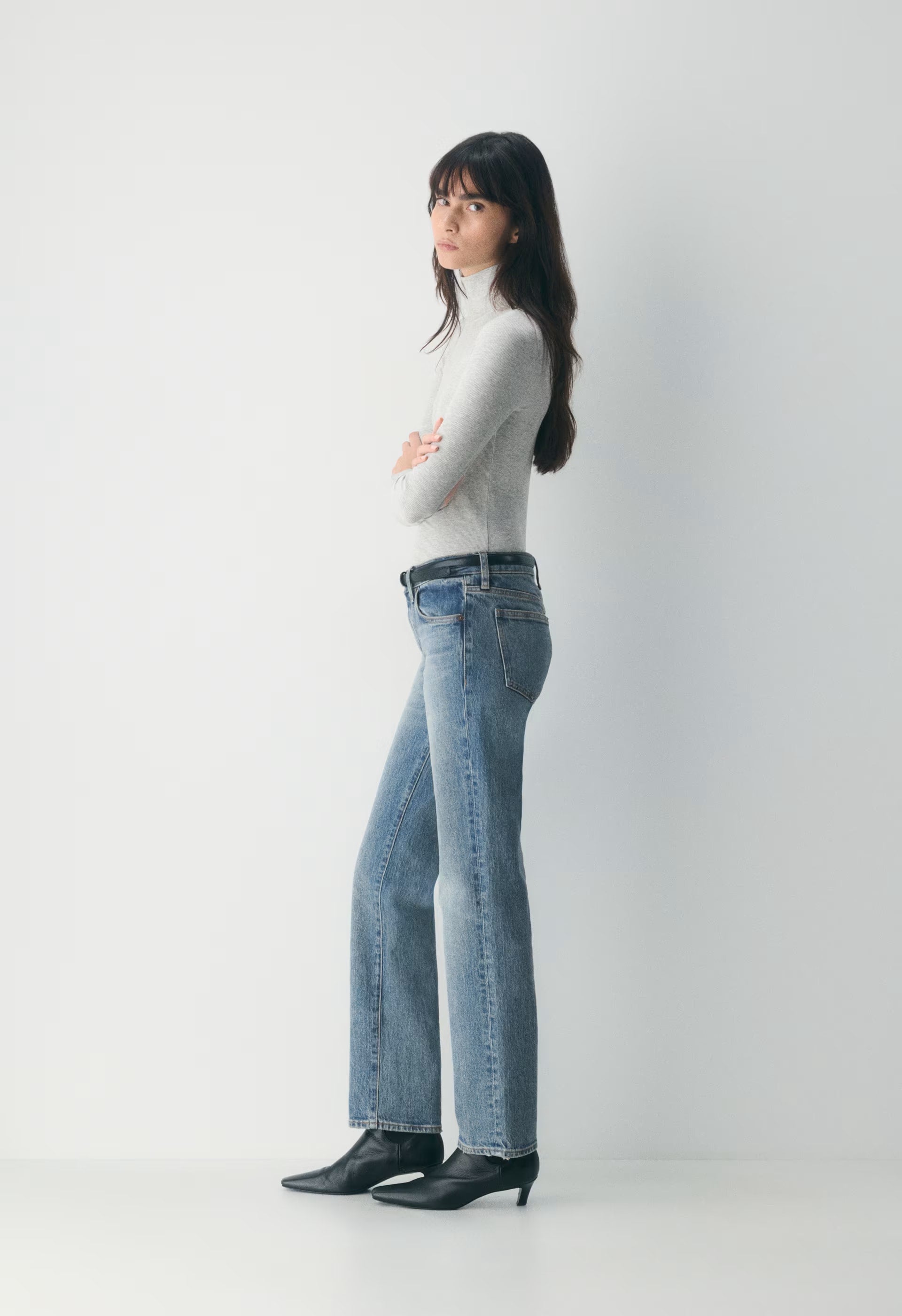 Only Turtleneck - HEATHER CHROME