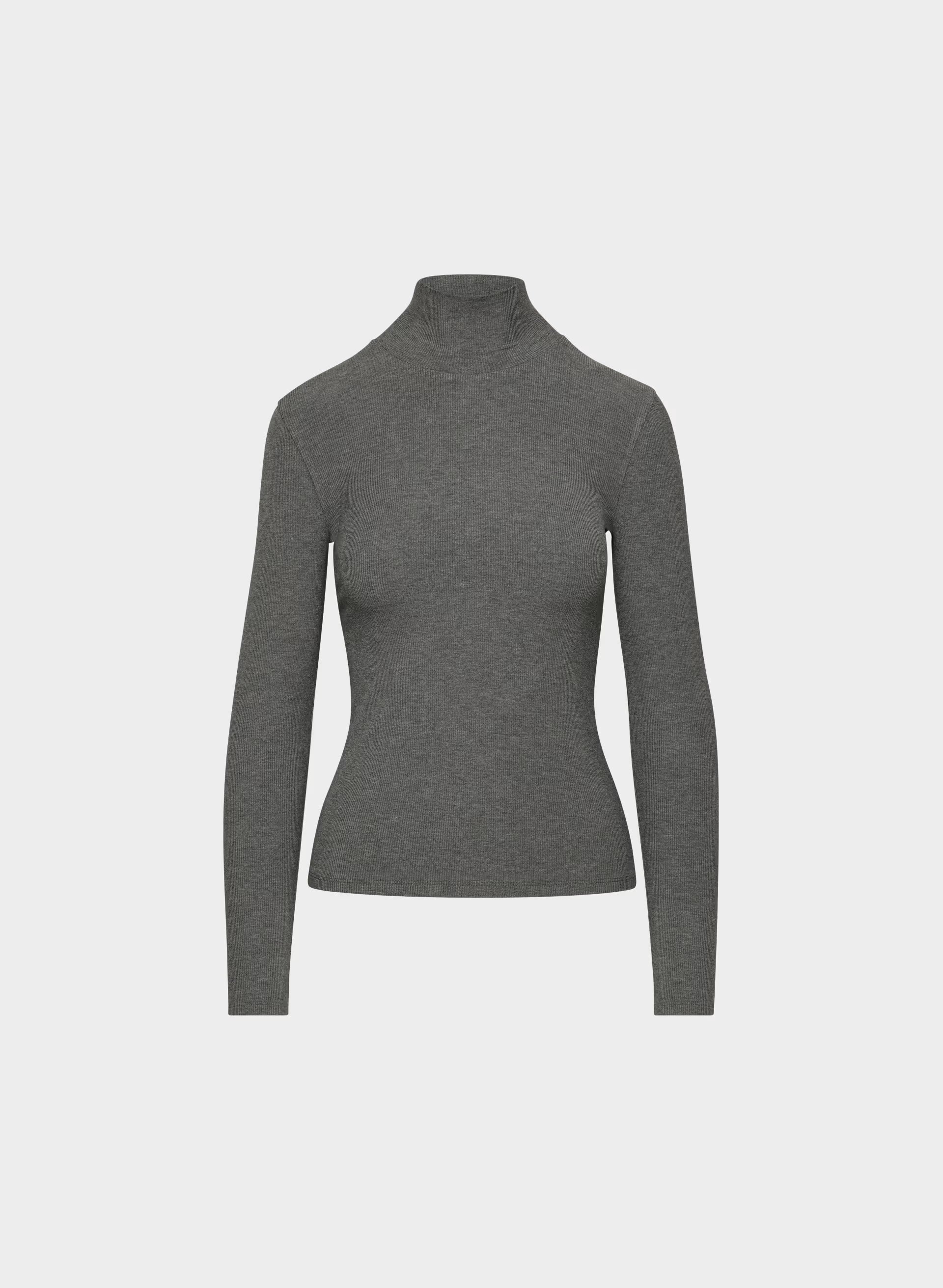 Only Turtleneck - HEATHER CHARCOAL