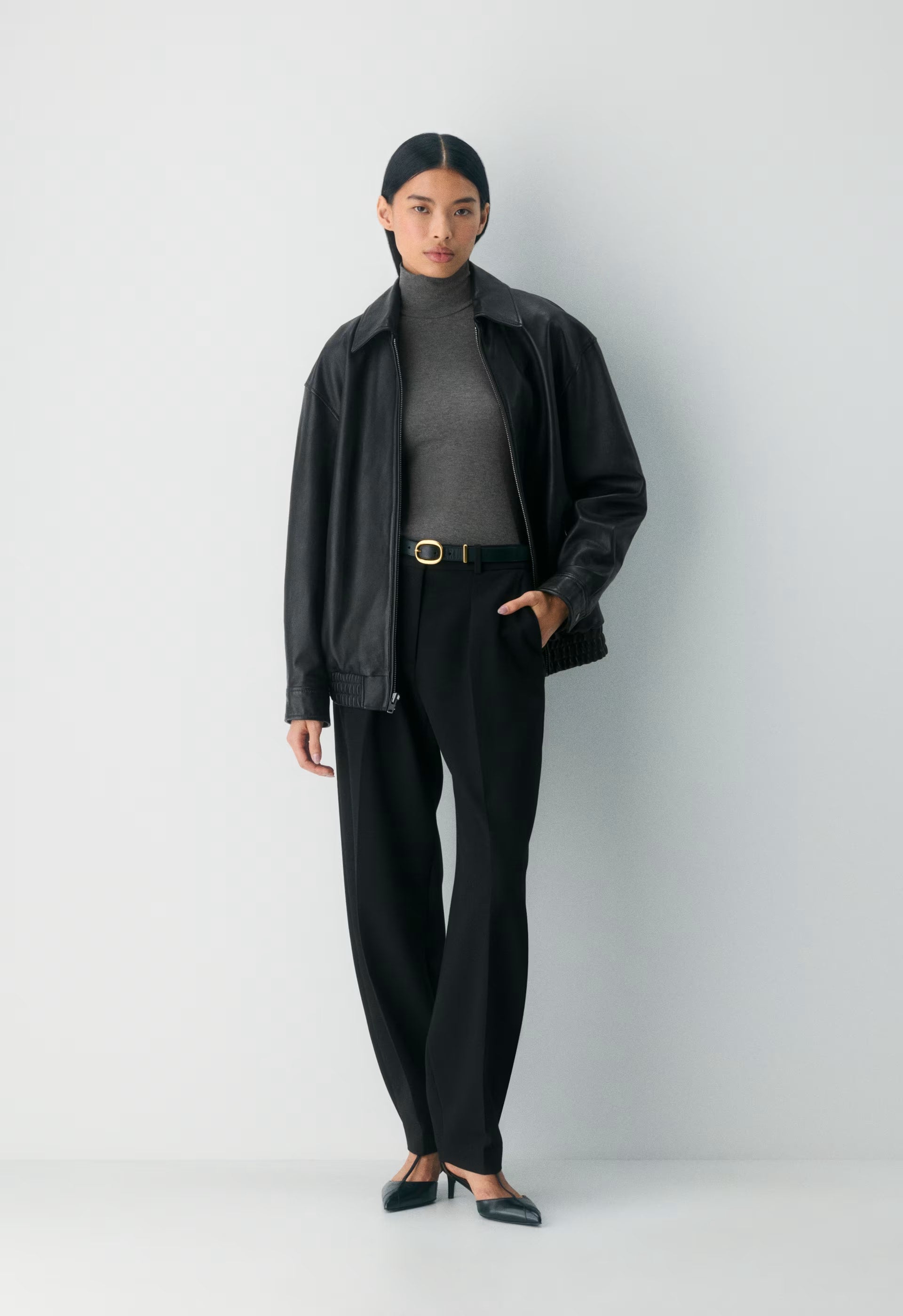 Only Turtleneck - HEATHER CHARCOAL