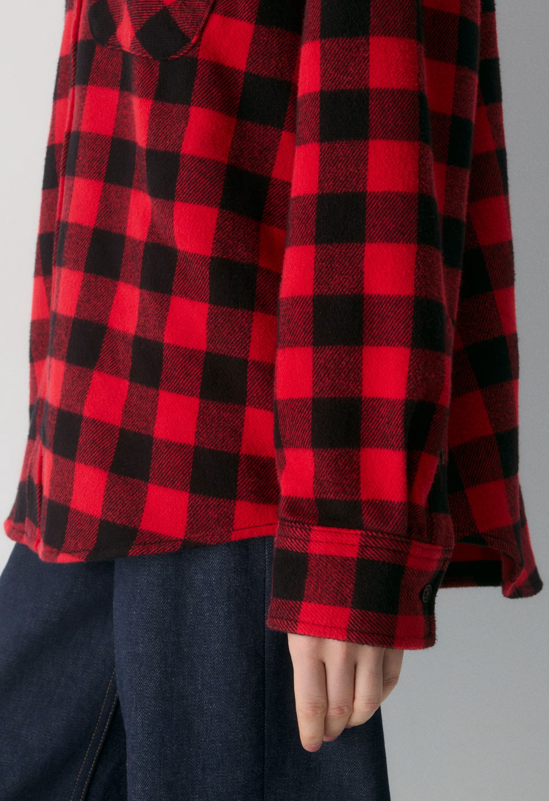 Radcliff Shirt - PLUTO CHK BLK/FLSH RD