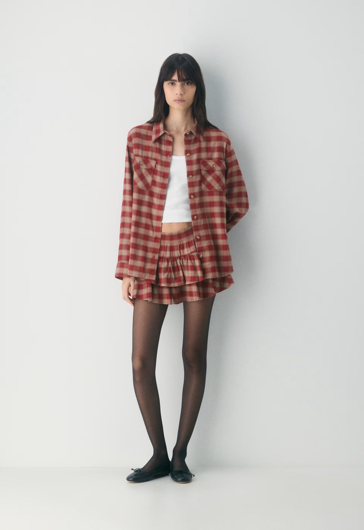Maple Shirt - ANDERS CHK NM TP/ORN R