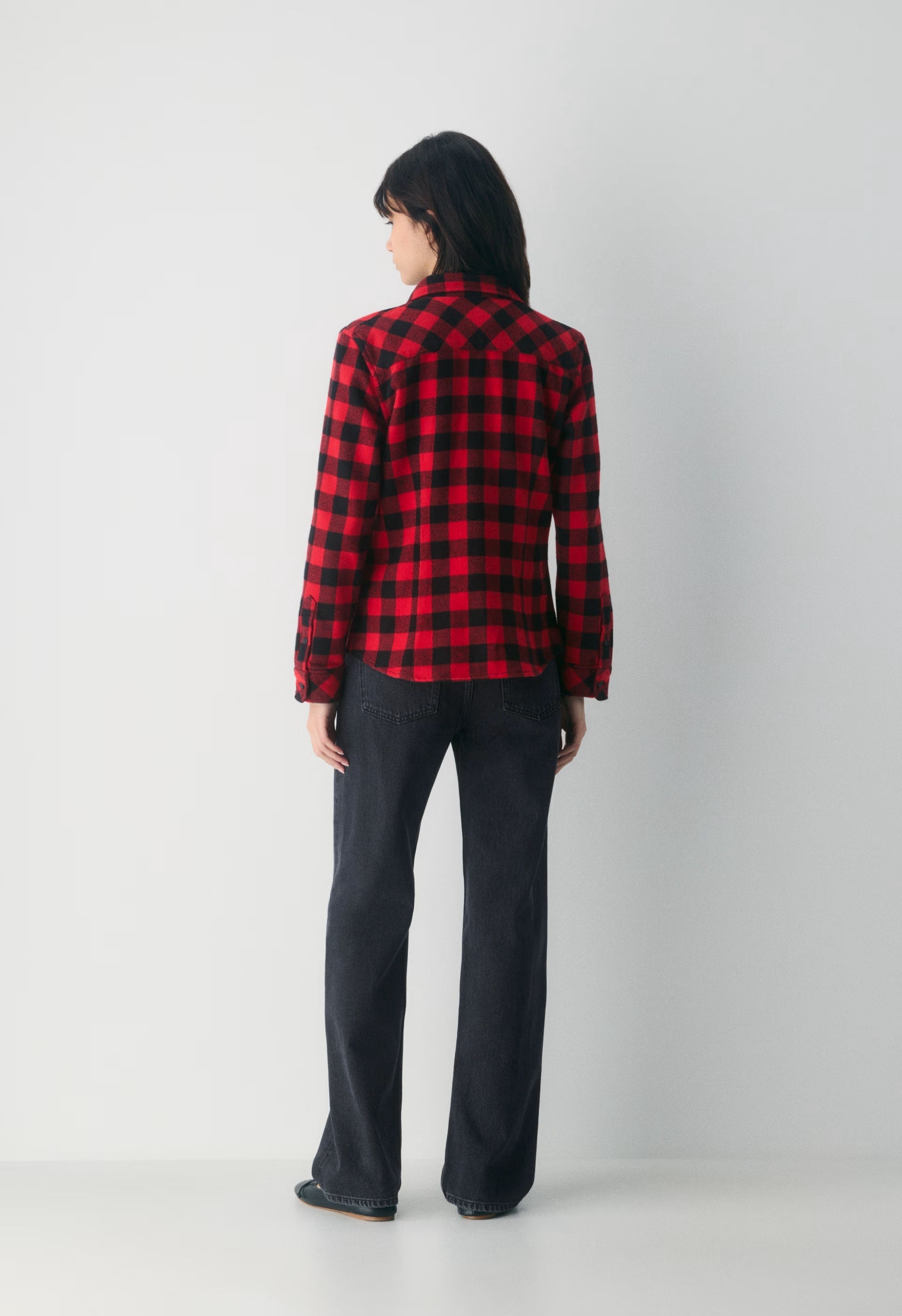 Feedback Shirt - PLUTO CHK BLK/FLSH RD