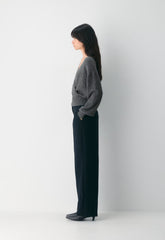 SoftSpoke™ Dear Wrap Sweater - HEATHER CHARCOAL