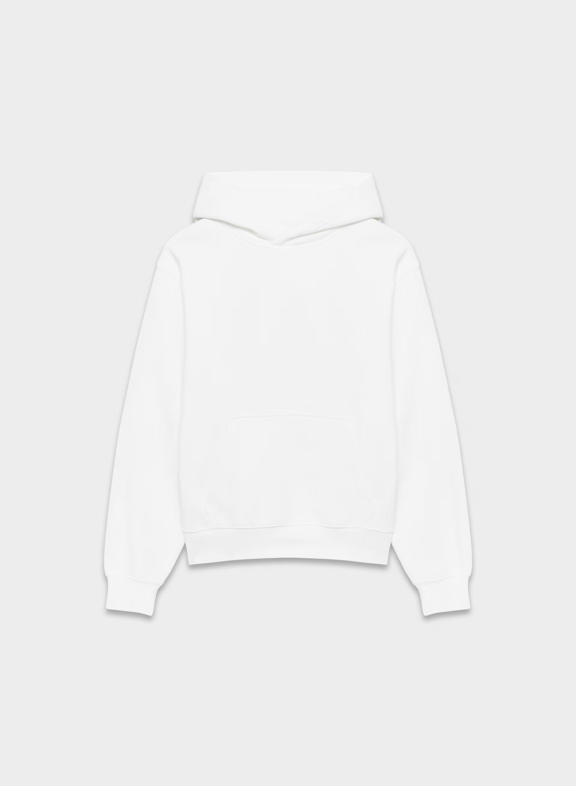 Cozy Sweatfleece Perfect Hoodie - WHITE