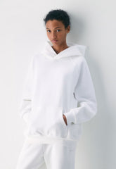 Cozy Sweatfleece Mega Raglan™ Hoodie - WHITE