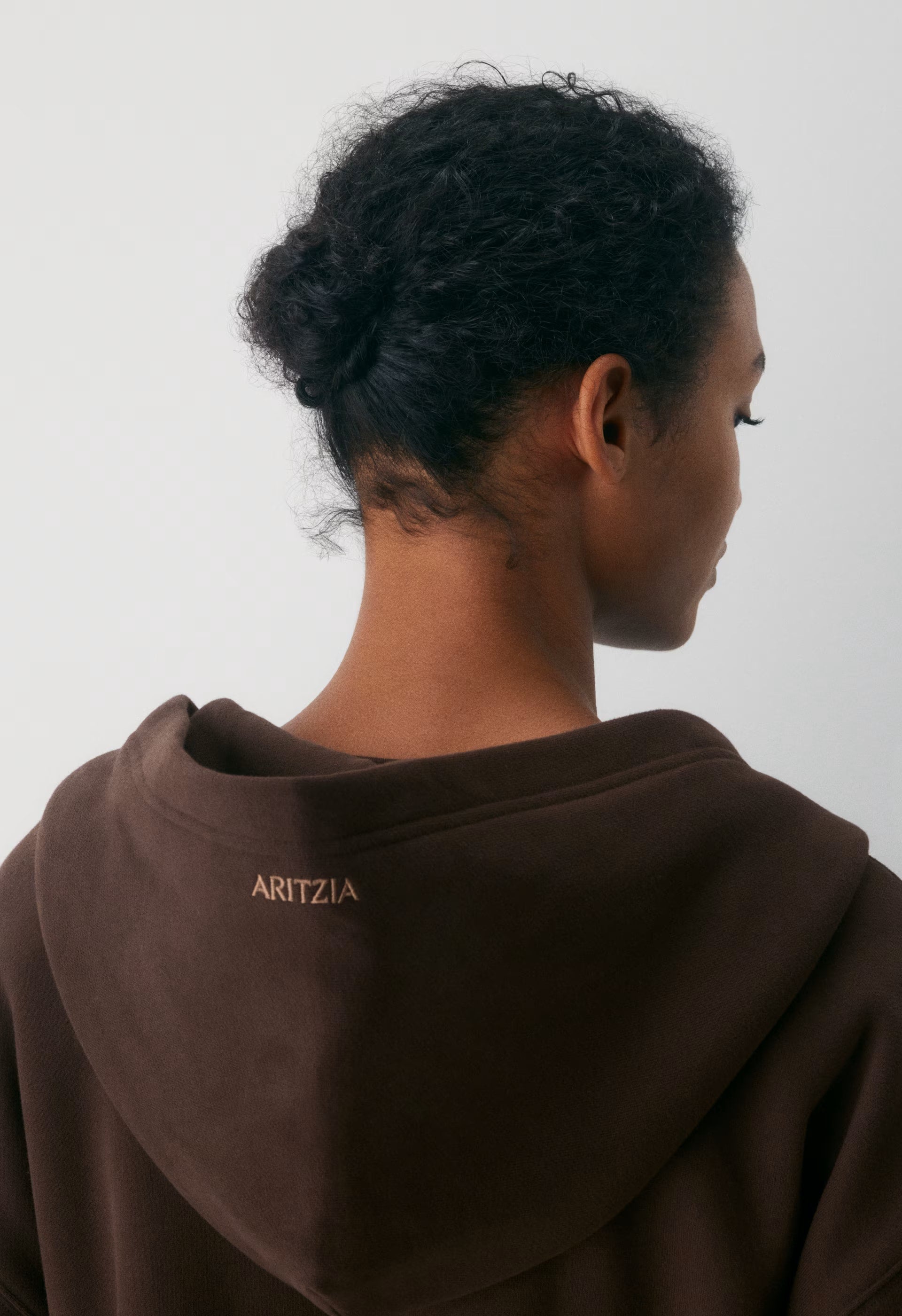Cozy Sweatfleece Perfect Zip Hoodie - RICH MOCHA BROWN