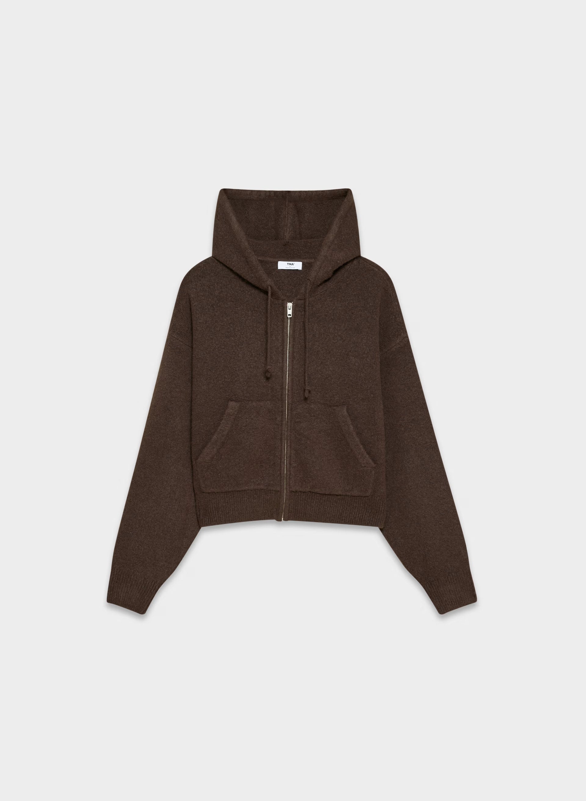 Peyton Zip Hoodie - RICH MOCHA BROWN