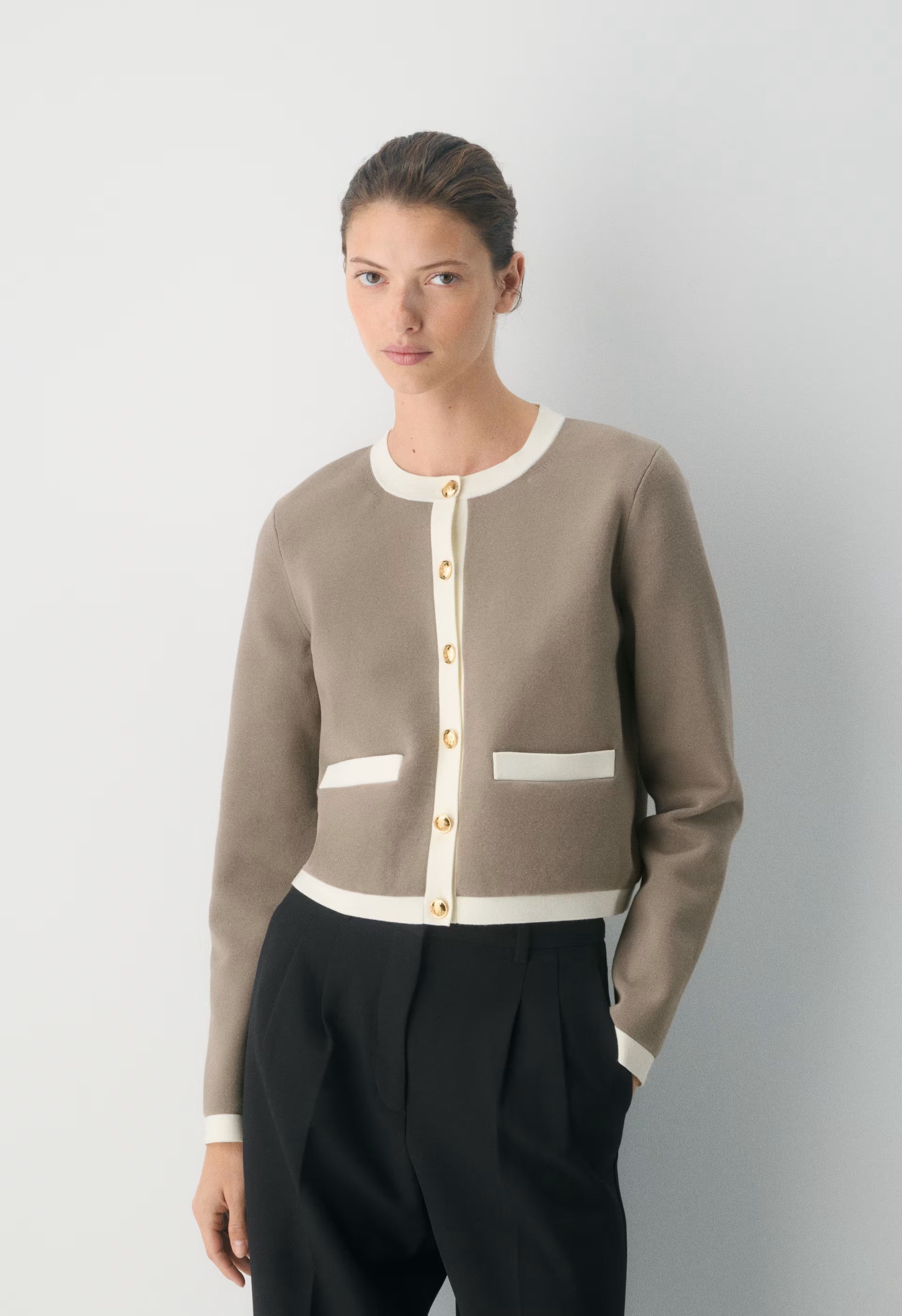 Approach Cardigan - Wonder Yarn - NOMAD TPE/ LIGHT BIRCH
