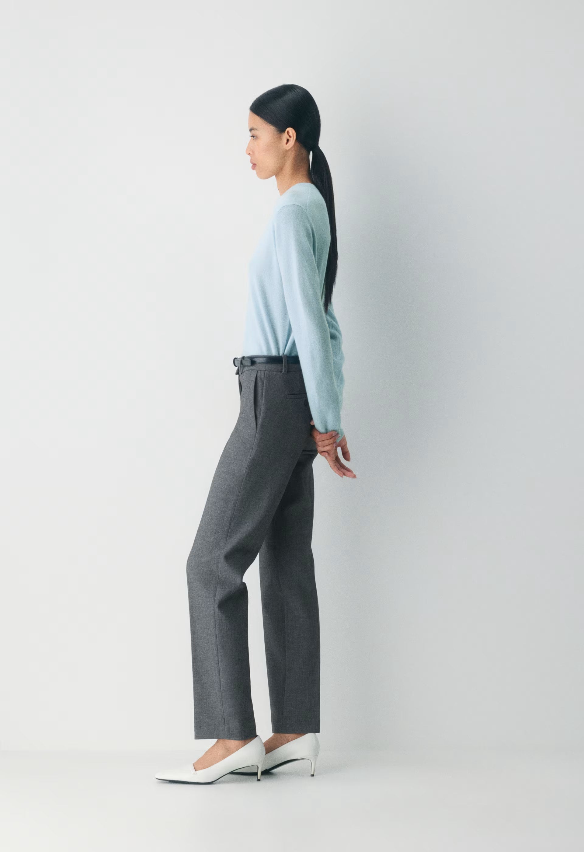 Bare Cashmere Bloor Sweater - DEW BLUE