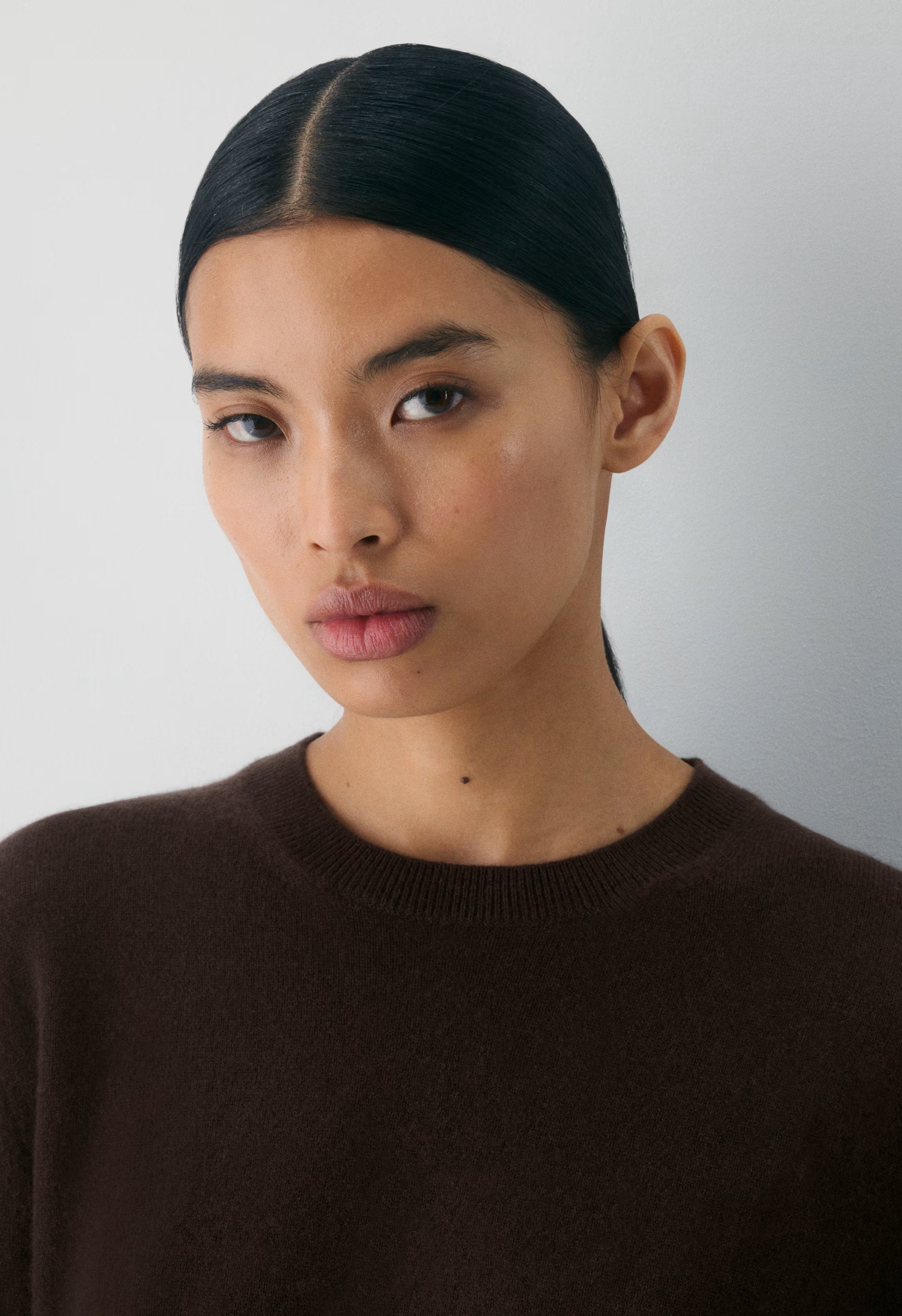 Bare Cashmere Bloor Sweater - RICH MOCHA BROWN