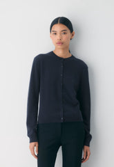 Bare Cashmere Noteworthy Cardigan - DARK NIGHT NAVY