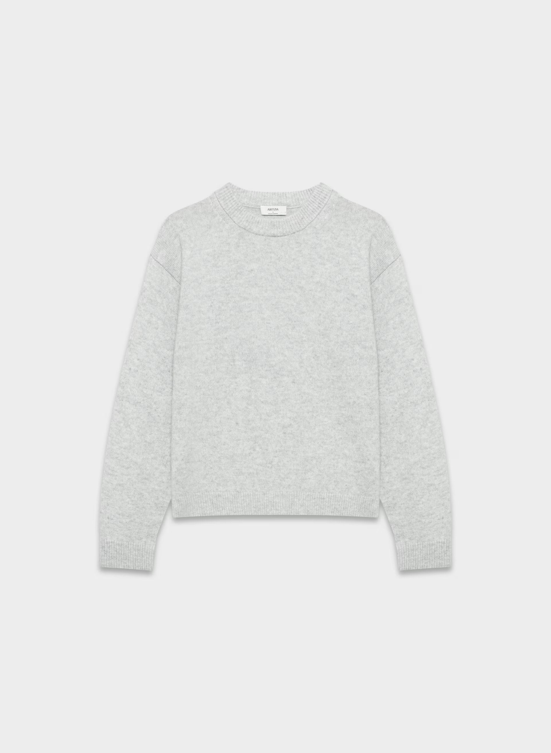 Essential Cashmere Relic Sweater - HEATHER CHROME