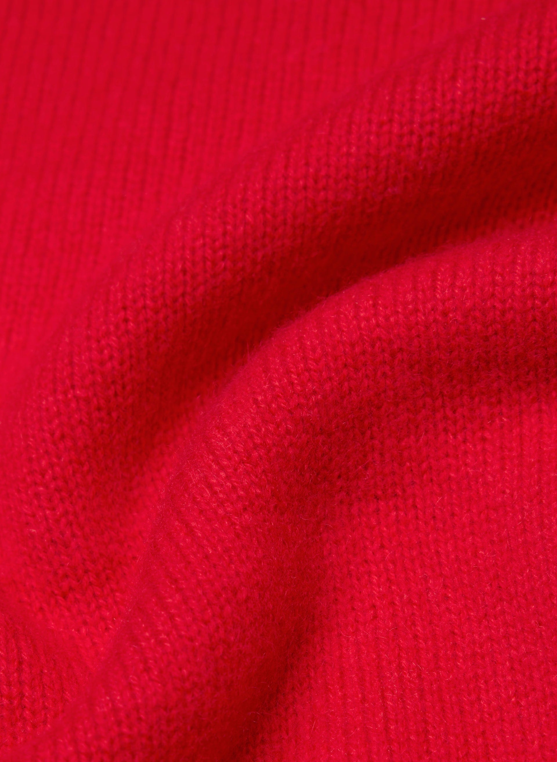 Essential Wool Cashmere London Cardigan - FLASHING RED