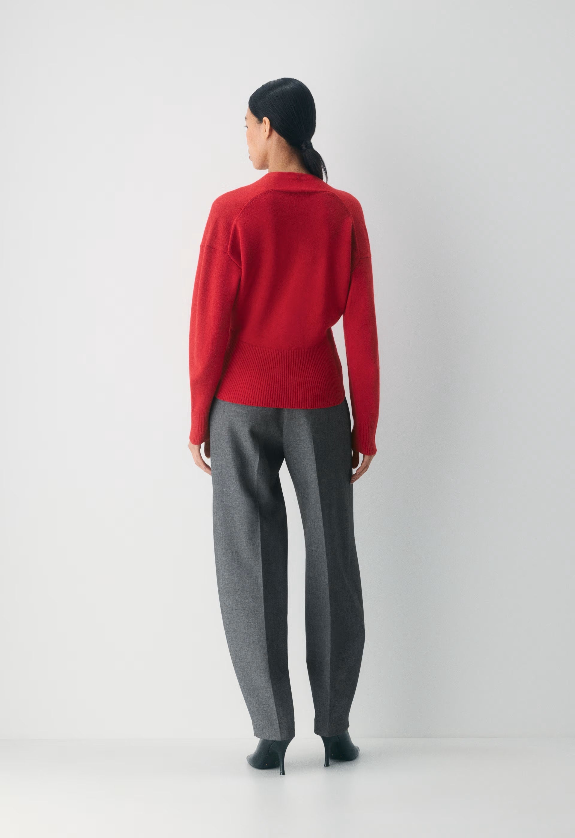 Atticus Merino Wool Sweater - FLASHING RED