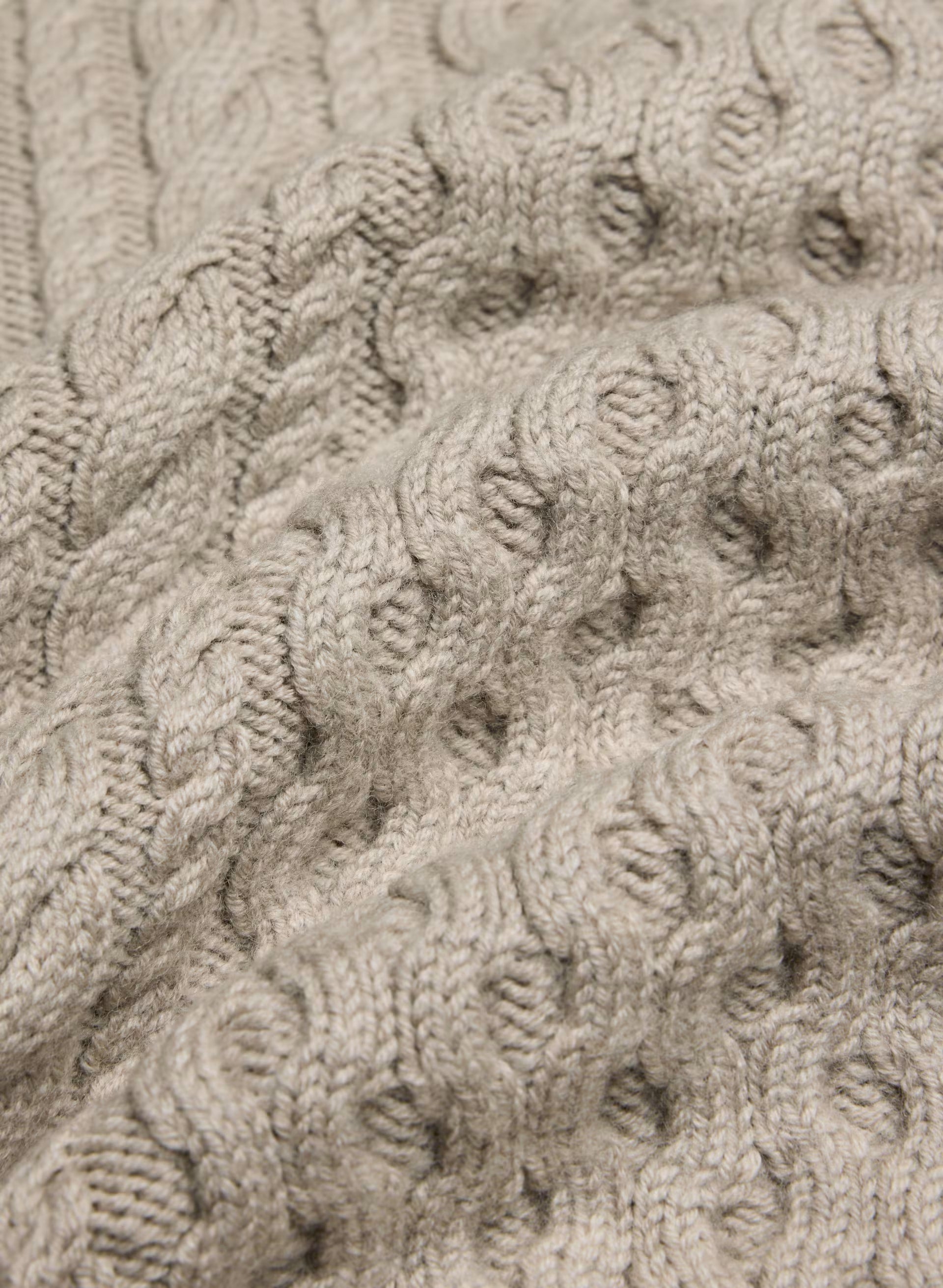 Heritage Knit Merino Wool Crew Sweater - HEATHER NOMAD TAUPE