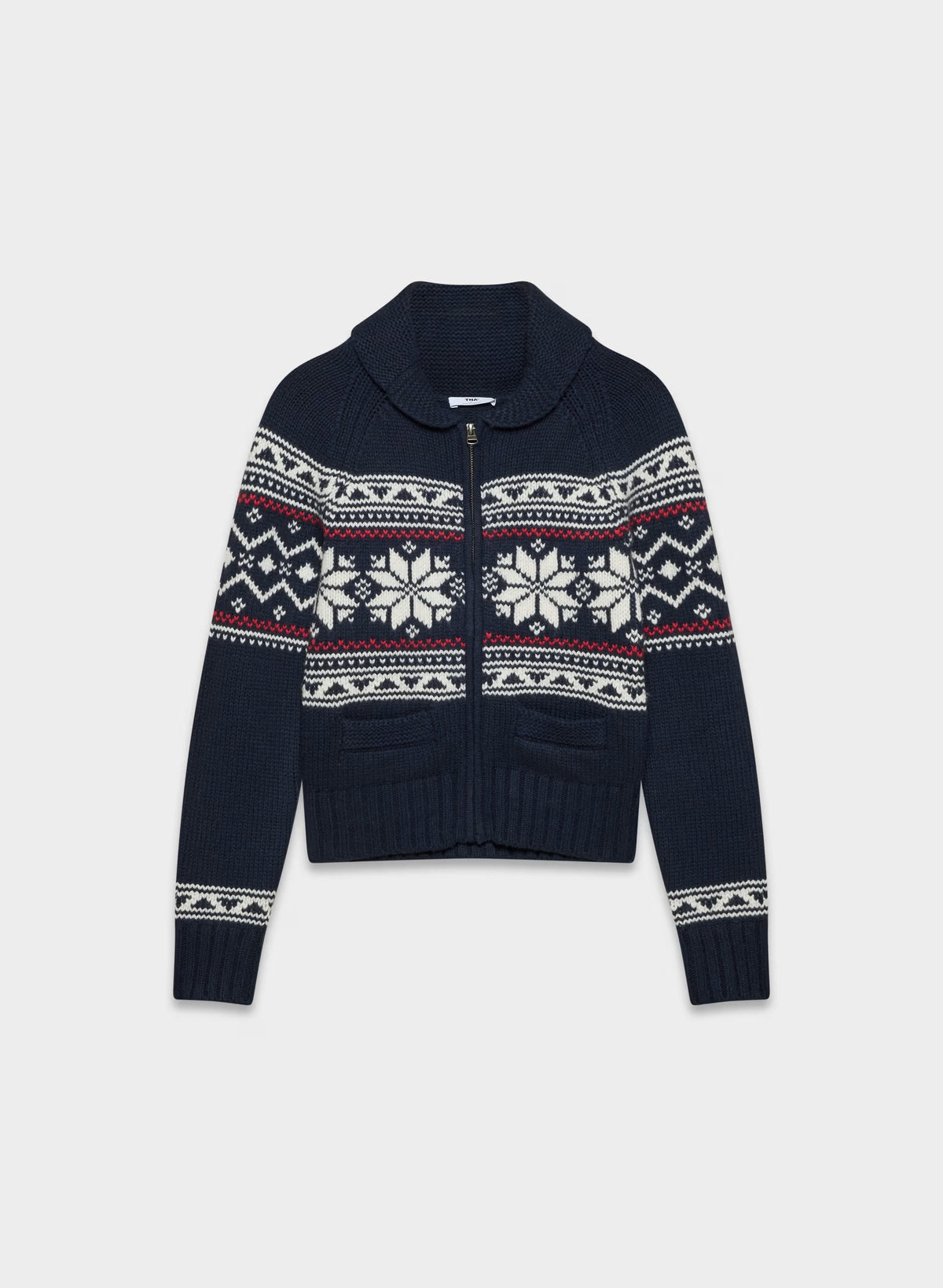 Echo Zip-Up - ADMIRAL/ WHISPER WHT