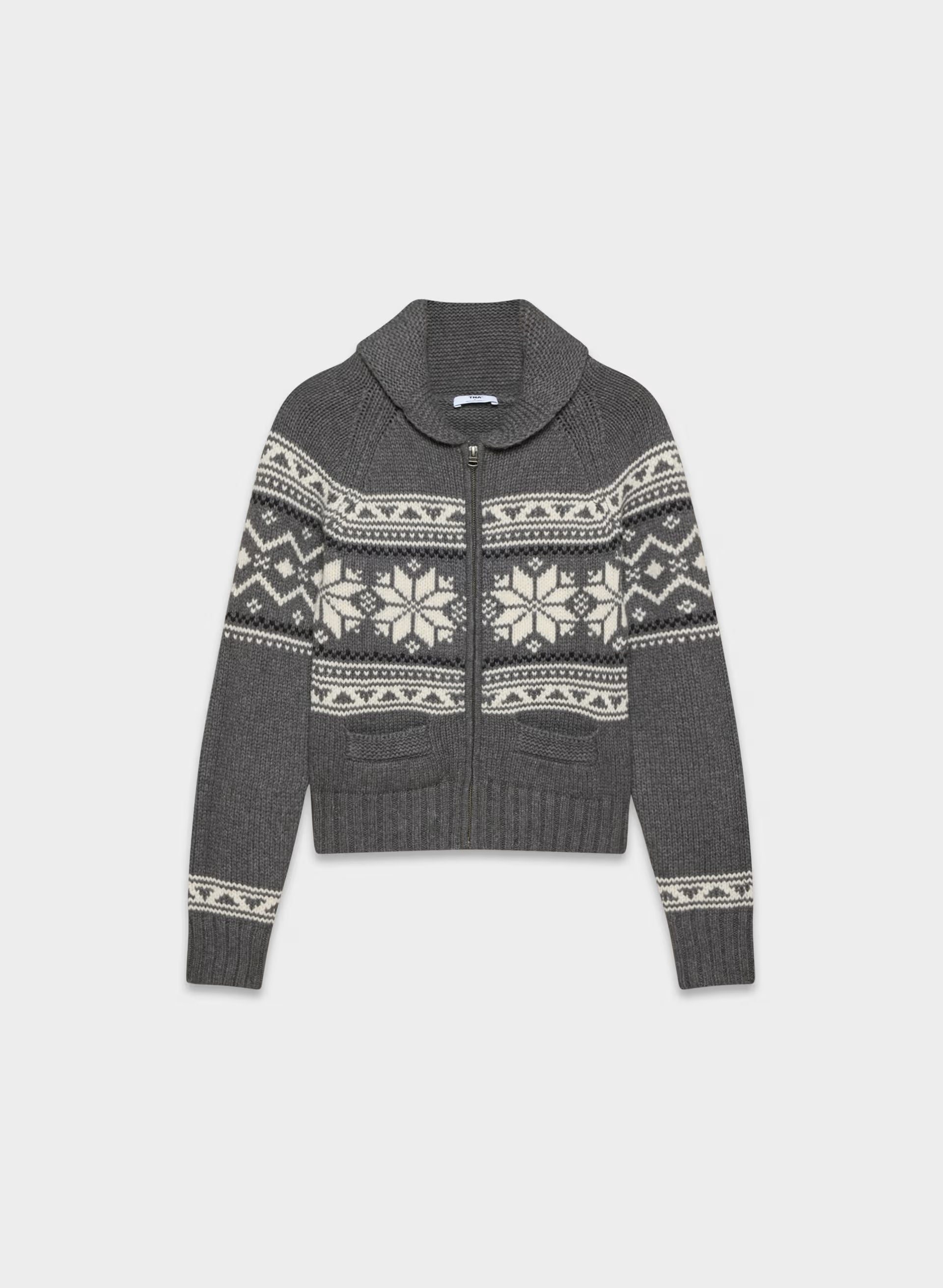 Echo Zip-Up - HTHR CHRCL /BIRCH