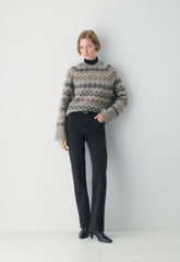 Harlow Sweater - HTH DK GR/ HTH PBL GR