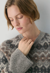 Harlow Sweater - HTH DK GR/ HTH PBL GR