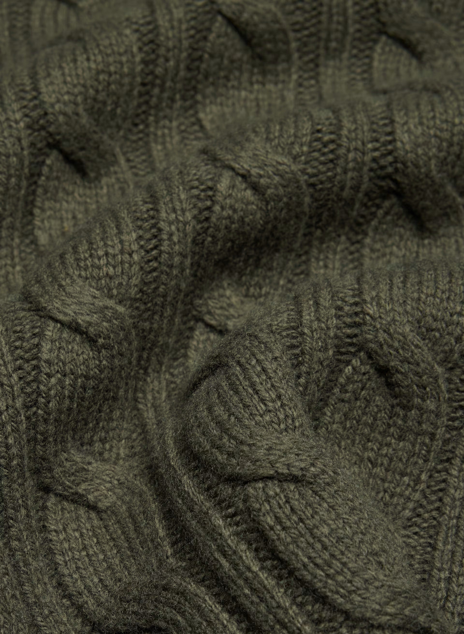 Octavia Zip Hoodie - DARK OLIVE