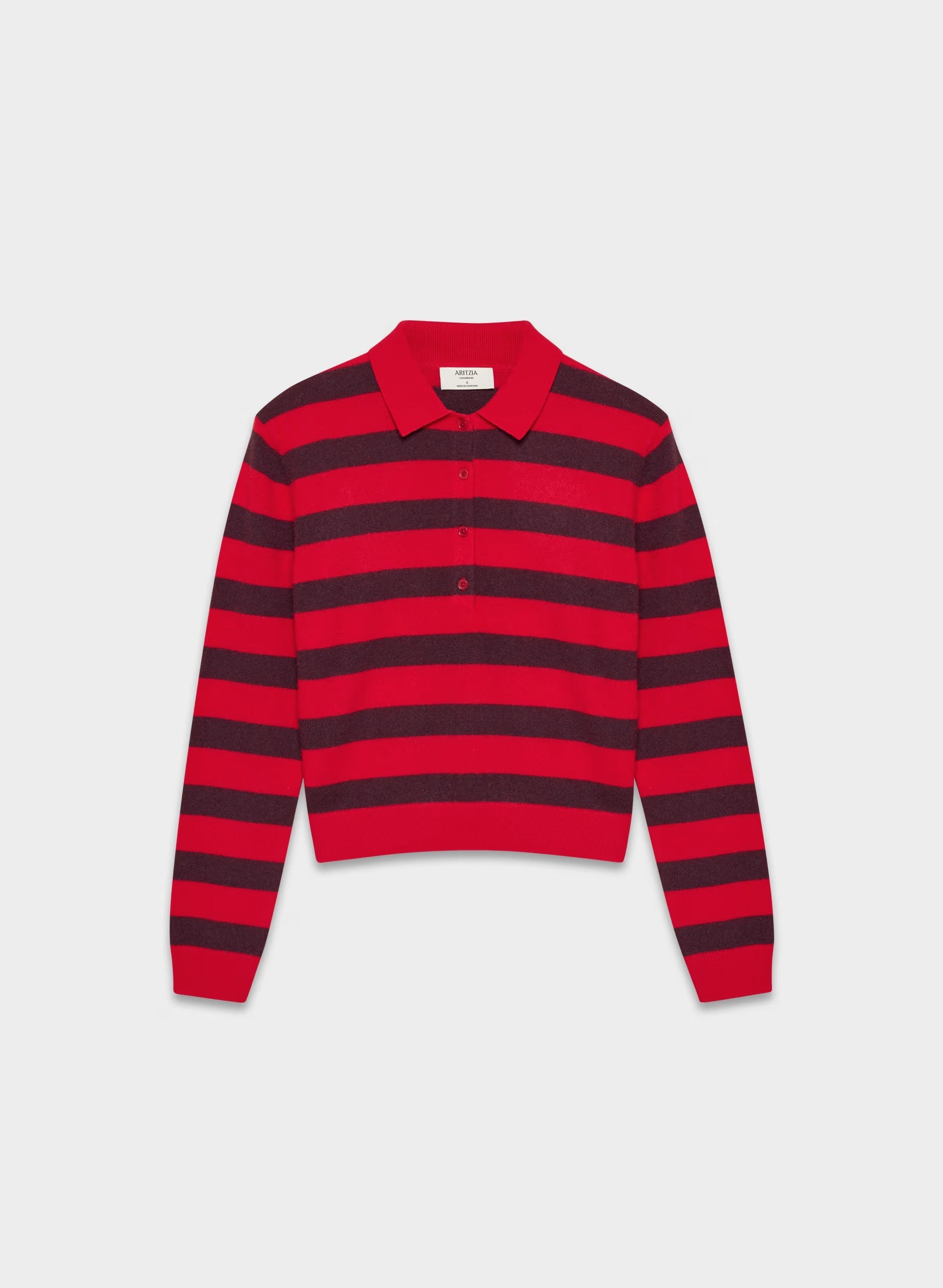 Bare Cashmere Cellini Sweater - FLASHING RD/CARDAMON