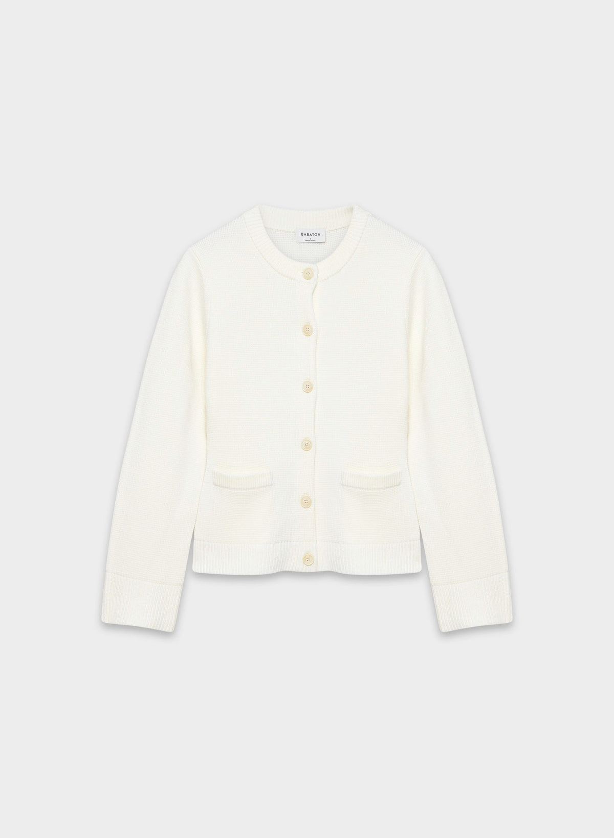 Meraki Merino Wool Cardigan - AVORIO