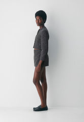 Acquire Jacket - Tweed - BLACK/WHITE