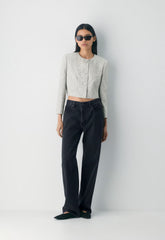 Acquire Jacket - Tweed - ECRU/BLACK