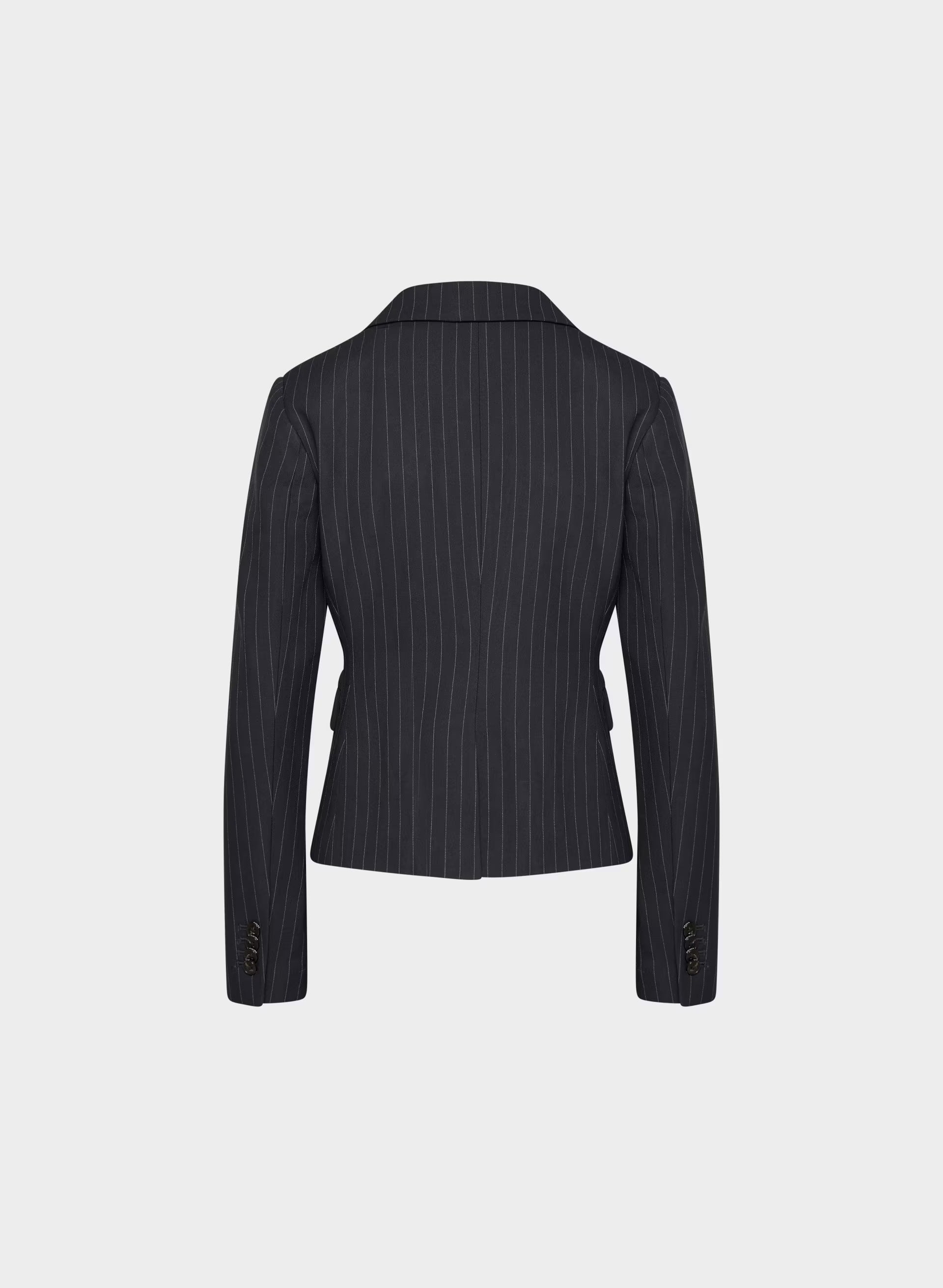 Etiquette Blazer - BLK STRP DK NT NVY/GRY